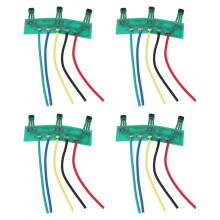 4Pcs Hall Sensor Board 41F for Brushless Hub Motor 120 Degree Sensor Spacing 17mm for E-Bike Scooter