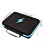 EVA Battery Organizer Case - Large Capacity Portable Storage Box for AA, AAA, Button Cells & Tools - Travel Friendly 8