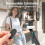 A6 1-Axis Handheld Gimbal Stabilizer Fill Light W/ Selfie Stick/Tripod Wireless Remote Rechargeable USB Charging Vlog 2