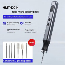 HMT-D014 Electric Polishing Pen 7Pcs Grinding Heads for IC Chip Grinding PCB Cutting Phone Repair Tools