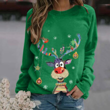 (grey, S) Christmas Long Sleeve Hoodie Sweatshirt for Men Women Winter Fleece Pullover