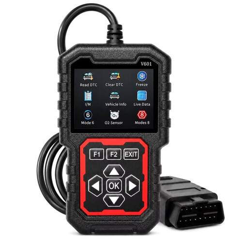 V601 Professional Car Obdii Diagnostic Scanner Check Engine Light Reader Live Data O2 Monitor Emissions Readiness Test