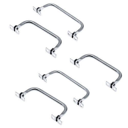 5pcs Foldable Pull Handle Metal Lifting Grip for Aviation Case Tool Box Equipment Storage Cabinet Carry Handle
