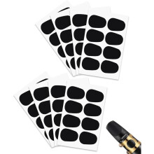 8sets/64pcs 0.8 mm Thick Saxophone and Clarinet Mouthpiece Pads - Alto/Tenor Saxophone Mouthpiece Pads, for Beginners