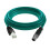 M12 to RJ45 Connector Coding Cable 4Pin D-Code High Flexible Male to Female Ethernet Connection Sensor Wire 1m 1