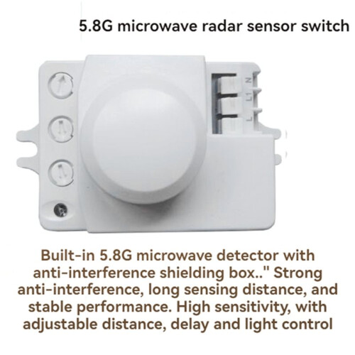 5.8G  Sensor Sensor Module Microwave Sensor  220V Intelligent -Saving Control Microwave  Sensor 1