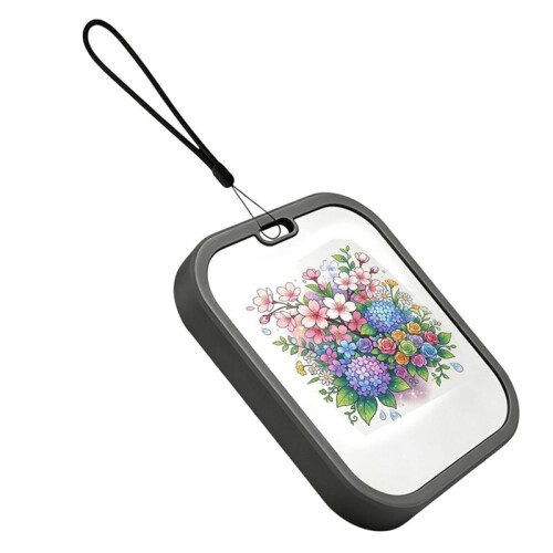 Ornamento Suspenso  Eletrônico NFC Tela e-Ink 1,54 Polegadas Charm de Bolsa Decoração de Parede Ornamento de Animal de Estimação