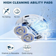 Replacement Parts for DEEBOT T20 Omni/E/Max/Pro Robot Vacuum Cleaner, Complete Spare Accessories Kit Set