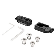 Quick Release Plate Kit Q Lock Quick Install Kit 1/4 Screw Locating Pins for Monitor Light A