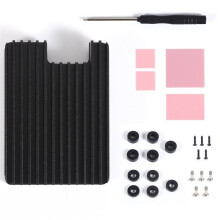 Simple Version Heatsink Notched for Antenna Heat Sink with Screws and Thermal Tapes for Raspberry Pi Compute Module CM5