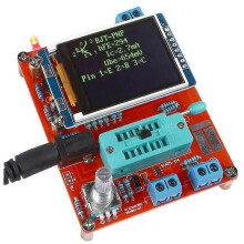 GM328 Transistor Tester Capacitance ESR Meter Inductance Resistor Diode FET SCR High-Precision Automatic Component