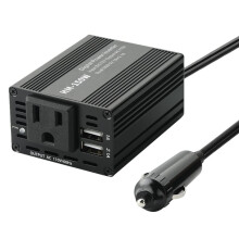 150W Car Inverter 12V to US AC 110V Output 60hz Dual USB Car Adapter Converter Auto Charger US Socket Transformer