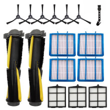 Repl Parts for Navigator Robot RV2110/RV2120AE/AV2110S: 2 Brushes, 4 Filters, 3 Mesh, 6 Side Brushes