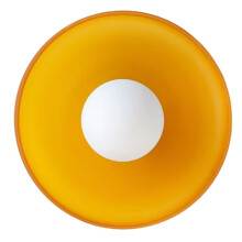 Glass Ceiling Light with Lamp Source for Home Decor and Daily Lighting Orange