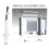 000012651 Ice Thickness Float Probe Water Level Assembly Replacement Parts Fit for Manitowoc Ice Maker Machine 6