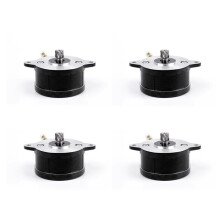 4PCS 36 Circular Stepper Motor for X1/P1 Extruder Motor 9 Tooth Helical Gear for X1/X1C/P1P/P1S
