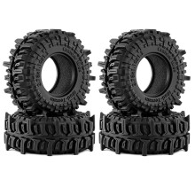 1.3 Inch Rubber Crawler Tire Tyre for 1/18 Axial SCX24 AX24 FMS FCX24 TRX4M Ascent-18 RC Crawler Upgrade Parts
