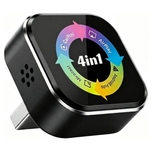 Adattatore 4 In1 Carplay Mirror Link Wireless da Wired A Wireless Android Auto Plug &  per Carplay Wired 1