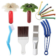 7 PCS Air Conditioner Fin Cleaning Tool Sets Efficient Professional Auto Cooling System Repair Tool Remove Dust