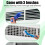 7 PCS Air Conditioner Fin Cleaning Tool Sets Efficient Professional Auto Cooling System Repair Tool Remove Dust 6