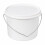 1L Paint Kettle Storage Bucket With Lid Small Plastic Tub with Handle 1