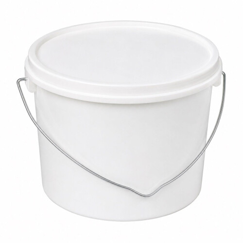 1L Paint Kettle Storage Bucket With Lid Small Plastic Tub with Handle