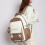 (Blue) Large Capacity Backpack Ins Style Simple Student Bookbag High Quality Middle School Anti-water Backpack 2