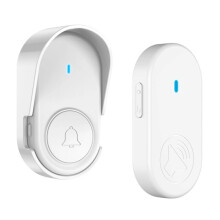 Life Long-Distance Wireless Self-Generated Doorbell Welcome Device 433 Elderly Caller Doorbell Home EU Plug