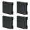 4 Pack Air Filters Fit for Liebherr Refrigerator Carbon Filter Replacement 2