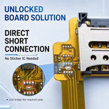 Esim to Sim Dual Card Flex CaLbE for US Version 17 Pro Max Built-in MEP Integration Solution for Super Snow IC
