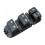 Conjunto Do Interruptor Do Vidro Elétrico Do Lado Esquerdo com Acabamento Prateado (84040-0801) para  Sienna 2015-2021, 4Runner e Yaris 1