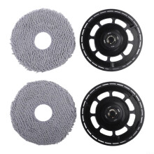 Mop Bracket with Pads for QREVO Series QV 35S Robot Vacuum Spare Parts for Easy Install Microfiber Cleaning Kit