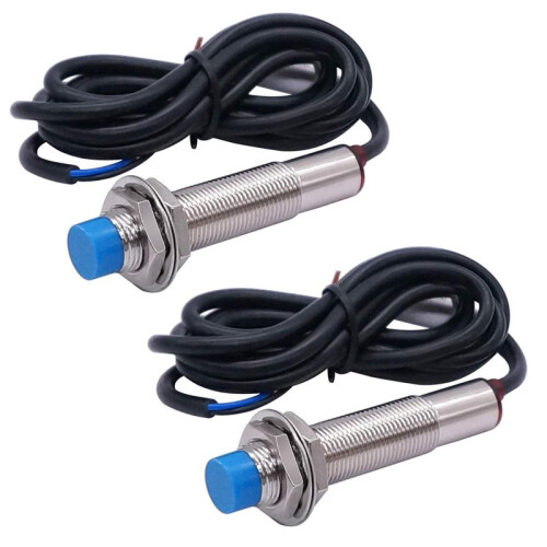 2PCS LJ12A3-4-Z/BX Proximity , NPN NO DC6-36V 4mm Inductive Proximity Sensor Normally Open for 3D Printer