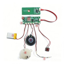 DIY Recording Playback Module 8MB MP3 Audio Type-C Charge One-Key Record Rechargeable for Greeting Card 3D Book