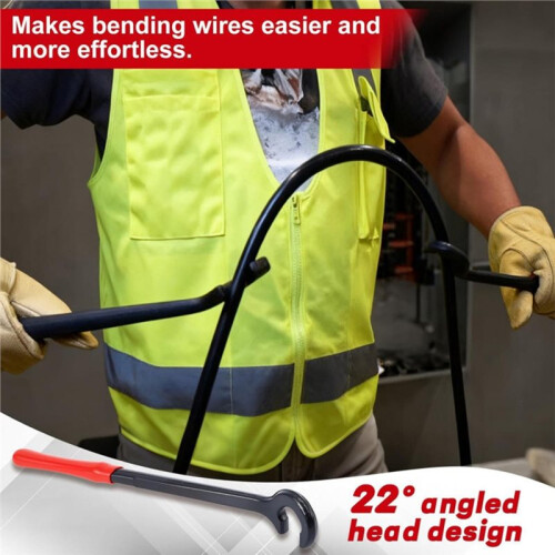 Cable Bender Electrical Wire Bending Tool 2 Pack, 14 Inch, Angled  for  to 500  Cables 1