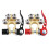 2PCS 4-Way Quick-Release Car Battery Terminal Connectors for SAE/JIS Type A Posts, Disconnect Clamp Design 3