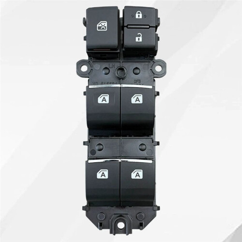 Conjunto Do Interruptor Do Vidro Elétrico Do Lado Esquerdo com Acabamento Prateado (84040-0801) para  Sienna 2015-2021, 4Runner e Yaris 1