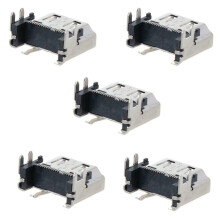 5 Pcs for -Compatible Port Connector for PS4 Slim PS4 Pro, Replacement for -Compatible Socket Jack