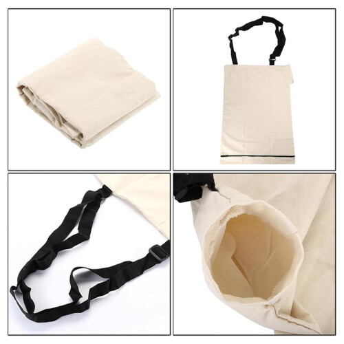 Replacement Bottom Debris Self-Unloading Bag Adjustable Leaf Series Zipper Bag for Mulcher Vacuum Leaf Storage Bag 2