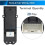 Conjunto Do Interruptor Do Vidro Elétrico Do Lado Esquerdo com Acabamento Prateado (84040-0801) para  Sienna 2015-2021, 4Runner e Yaris 5