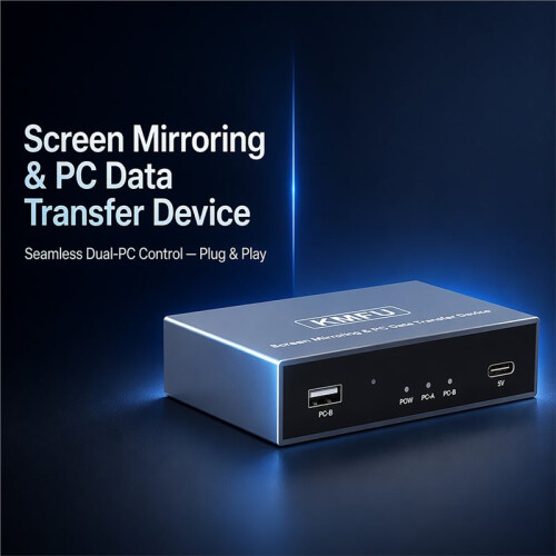 USB Data Transfer and Sharing Device High-Speed Keyboard and Mouse Transmission Screen Crossing Type-C for Computer 1