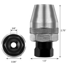 3/8 Inch Drive Headless Stud Extractor, Suitable for 6-12 mm Broken and Slipped Studs, Automotive Repair and Maintenance