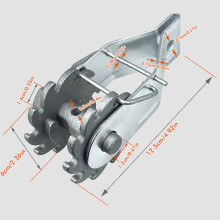Electric Fence Strainer Wire Ratchet Tensioner Tensioning Tool for Electric Fences Farms Practical Fence Tensioner