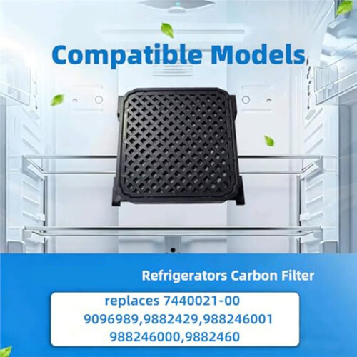 4 Pack Air Filters Fit for Liebherr Refrigerator Carbon Filter Replacement
