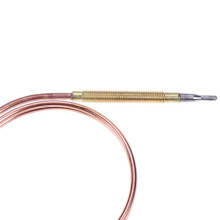 120cm Gas Thermocouple Universal Fireplace Parts with 5 Fixed Parts for Fireplace Gas Stove Heating Burner