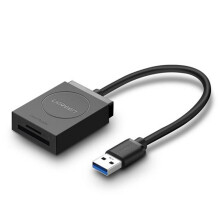 Lecteur de carte mémoire SD/micro SD/TF UGREEN, USB-A 3.0