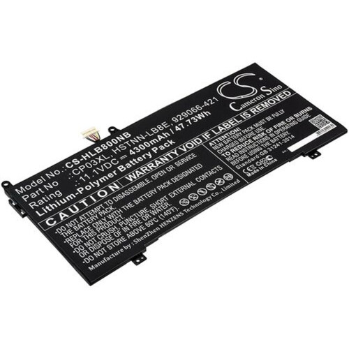 Battery for HP Specter x360 13 Convertible etc