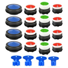 16-Pack Faucet Aerator Replacement Set with 4 Removal Wrenches - Male Thread M16.5/18.5/21.5/24mm for Sink