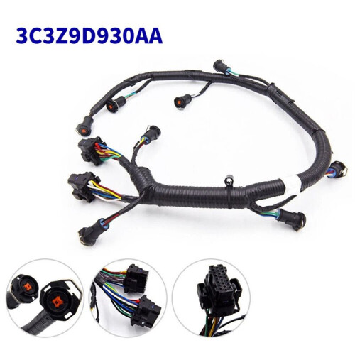 3C3Z9D930AA for  6.0L Powerstroke 2003 Fuel Injector Module Wiring Harness 2