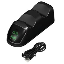 New for PS4 Charging Station Wireless Fast Charger for Game Controller LED Indicator USB Dual Dock for PS4 Slim PS4 Pro